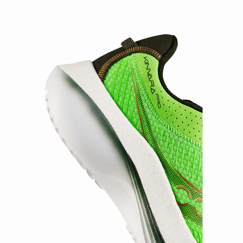 Slime / Umbra Saucony Kinvara Pro Men's Running Shoes | Philippines S57689-K78