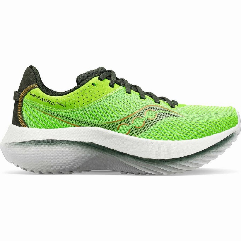 Slime / Umbra Saucony Kinvara Pro Men\'s Running Shoes | Philippines S57689-K78