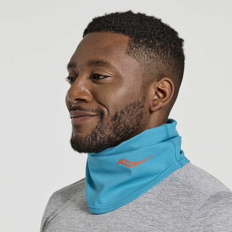 Turquoise Saucony Solstice Gaiter Men\'s Neck Warmer | Philippines S86903-B64