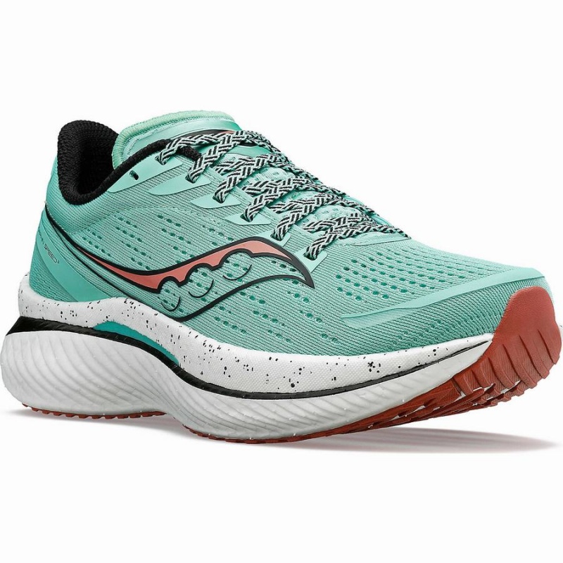 Turquoise / Black Saucony Endorphin Speed 3 Women's Running Shoes | Philippines S70265-N72