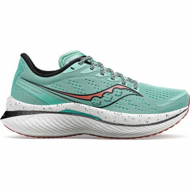 Turquoise / Black Saucony Endorphin Speed 3 Women\'s Running Shoes | Philippines S70265-N72