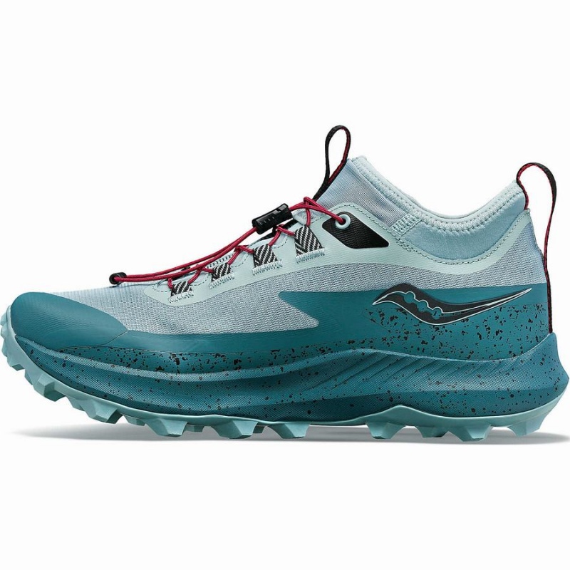 Turquoise / Blue Saucony Peregrine 13 ST Women's Trail Running Shoes | Philippines S94375-R92