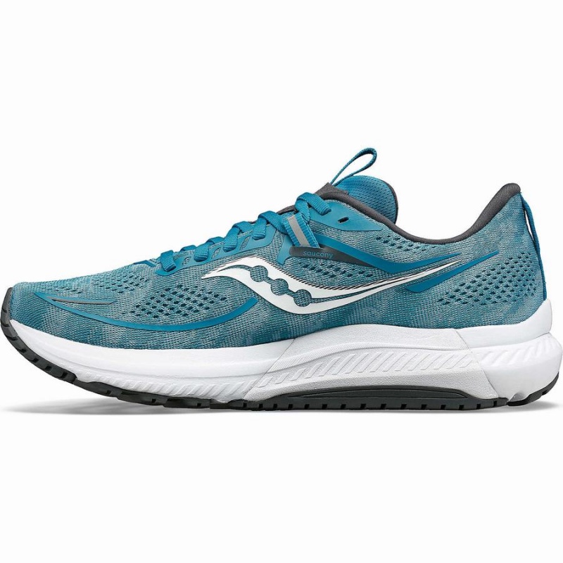 Turquoise / Grey Saucony Omni 21 Women's Running Shoes | Philippines S02368-A50