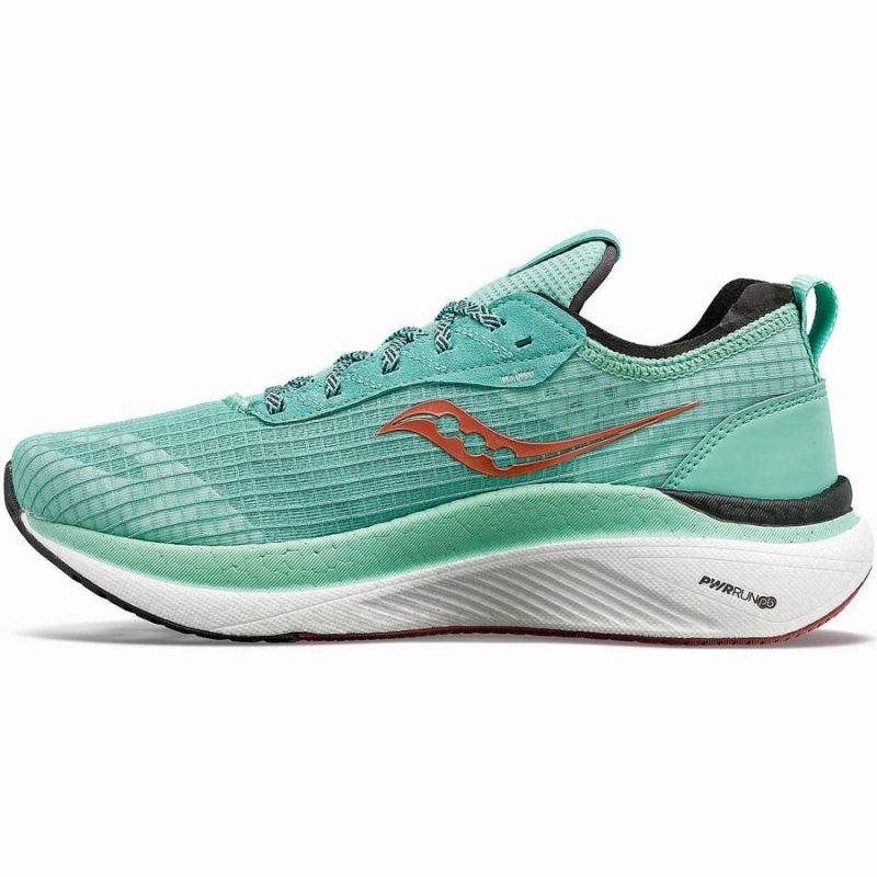 Turquoise / Orange Saucony Freedom Crossport Women's Walking Shoes | Philippines S81205-D04