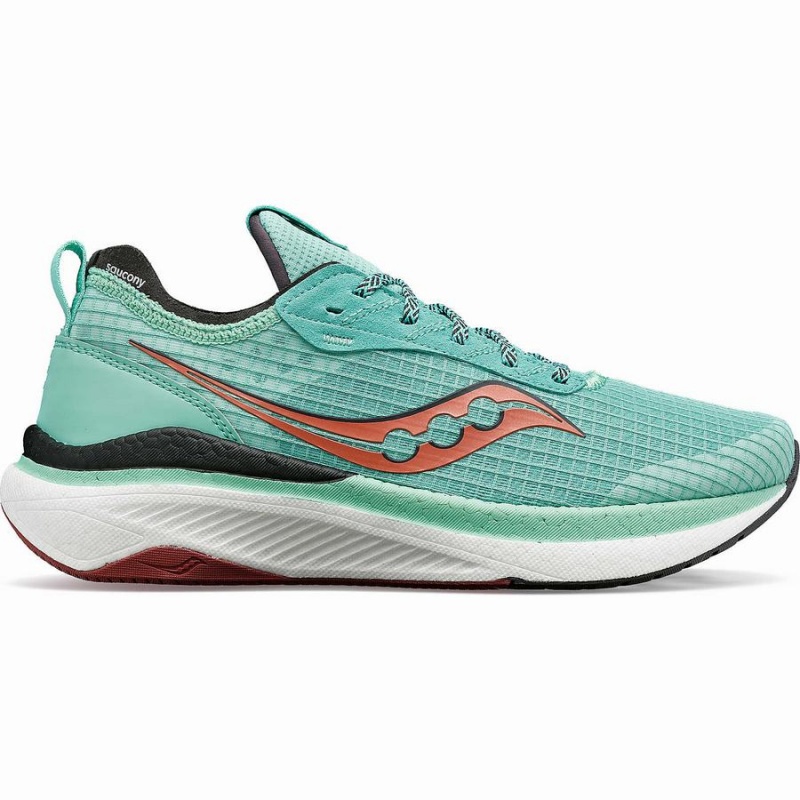 Turquoise / Orange Saucony Freedom Crossport Women\'s Walking Shoes | Philippines S81205-D04