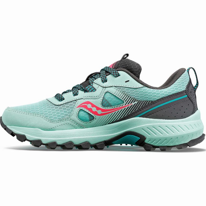 Turquoise / Pink Saucony Excursion TR16 Women's Trail Running Shoes | Philippines S91276-D50