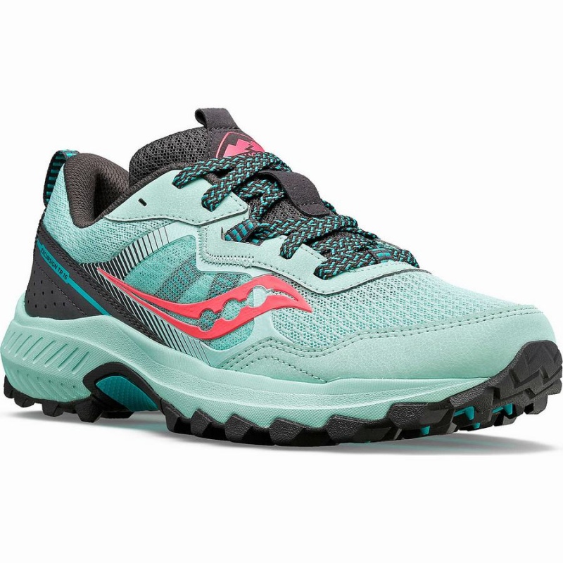 Turquoise / Pink Saucony Excursion TR16 Women's Trail Running Shoes | Philippines S91276-D50