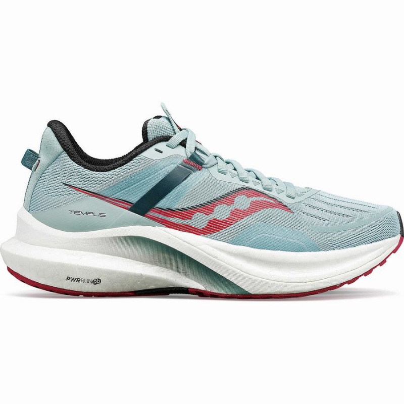 Turquoise / Rose Saucony Tempus Women\'s Running Shoes | Philippines S78320-E40