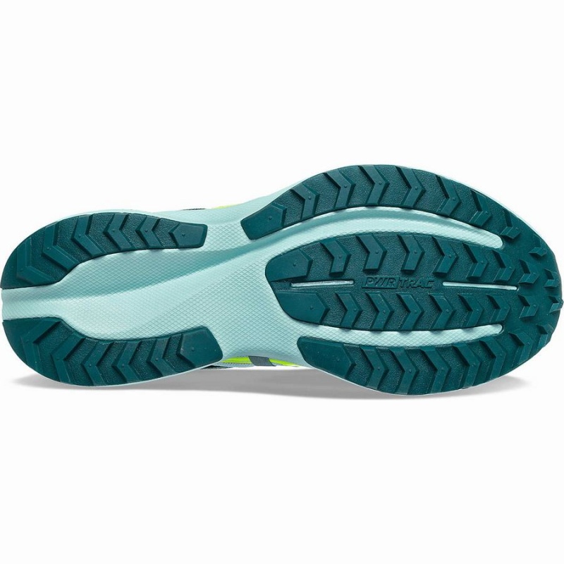 Turquoise / Yellow Saucony Ride 15 TR Women's Trail Running Shoes | Philippines S06812-G45