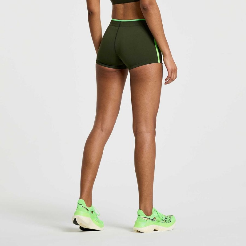 Umbra Saucony Elite Boy Women's Shorts | Philippines S08297-K34