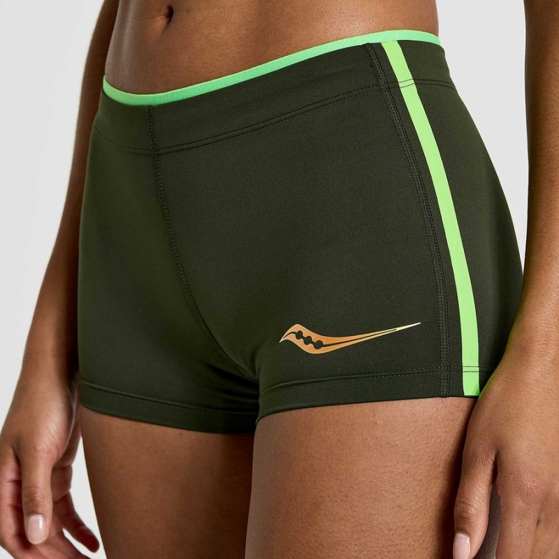 Umbra Saucony Elite Boy Women's Shorts | Philippines S08297-K34