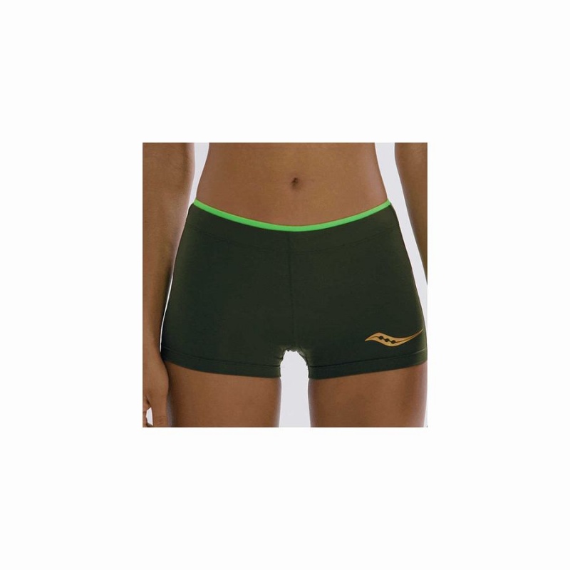 Umbra Saucony Elite Boy Women's Shorts | Philippines S08297-K34