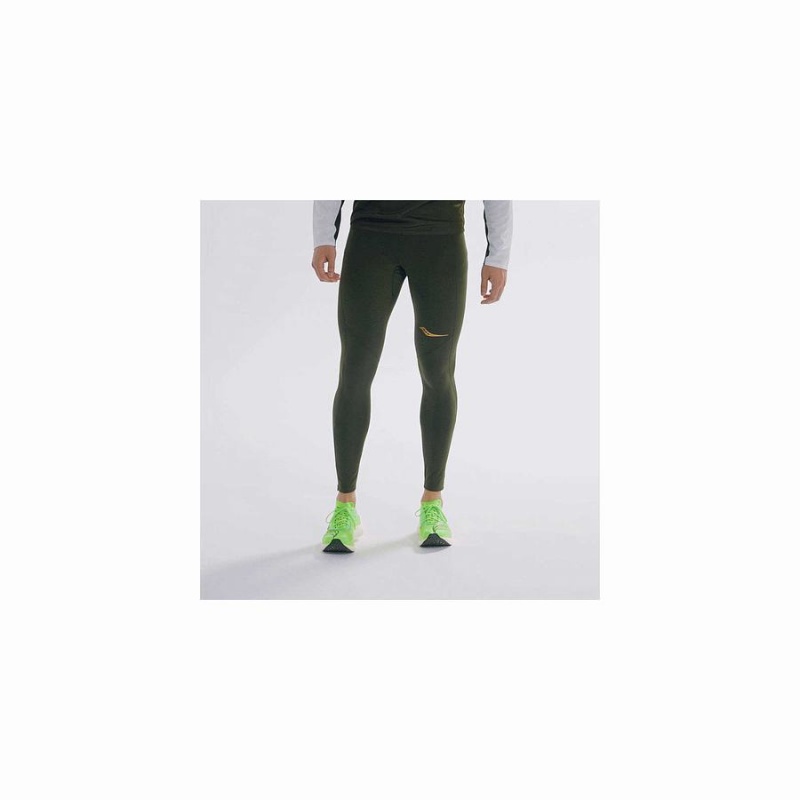 Umbra Saucony Elite Men's Tight | Philippines S81245-Y58