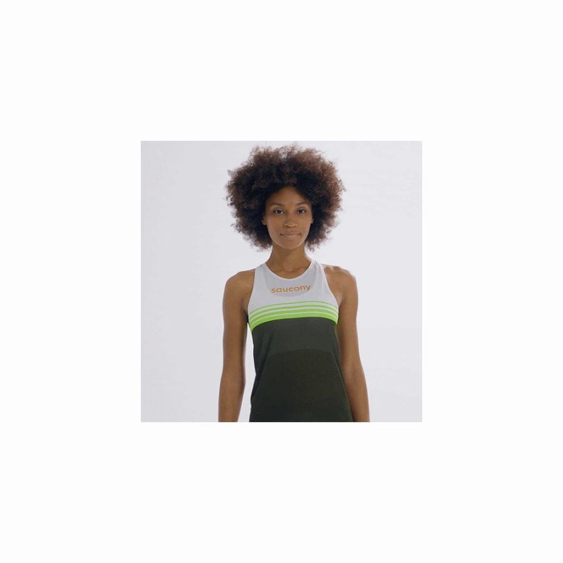 Umbra Saucony Elite Singlet Women's Tank Top | Philippines S39782-V37