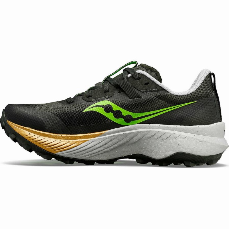 Umbra / Slime Saucony Endorphin Edge Men's Running Shoes | Philippines S23059-H63