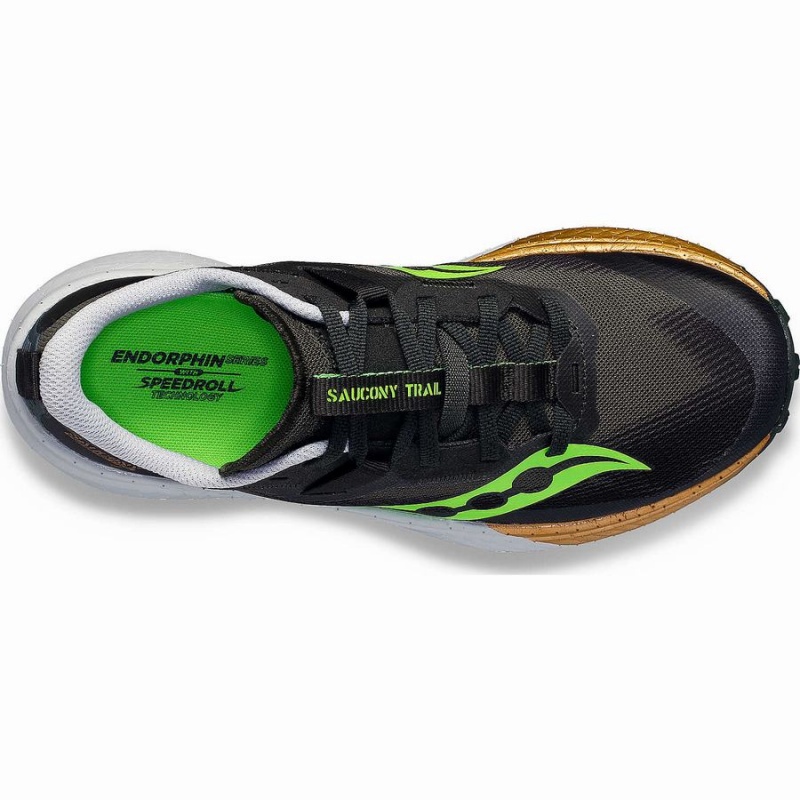 Umbra / Slime Saucony Endorphin Edge Men's Running Shoes | Philippines S23059-H63