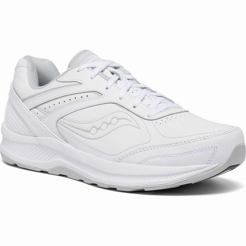 White Saucony Echelon Walker 3 Extra Wide Men's Walking Shoes | Philippines S94768-F68