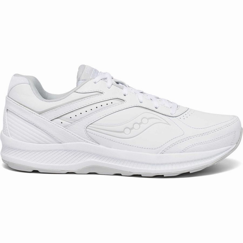 White Saucony Echelon Walker 3 Extra Wide Men\'s Walking Shoes | Philippines S94768-F68