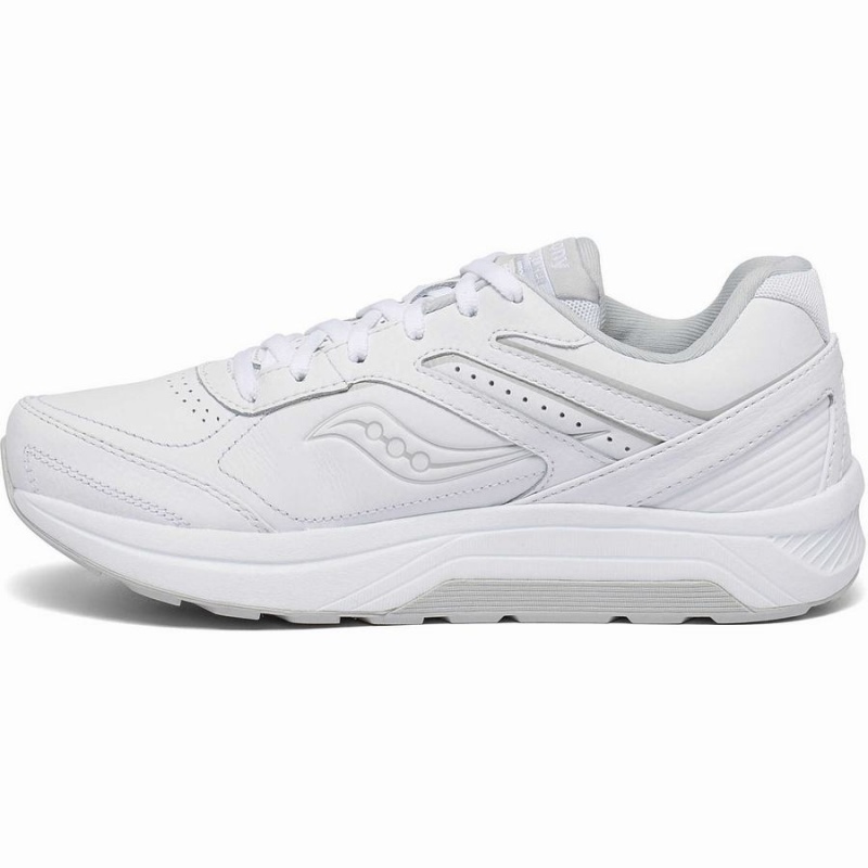 White Saucony Echelon Walker 3 Wide Women's Walking Shoes | Philippines S57628-W64