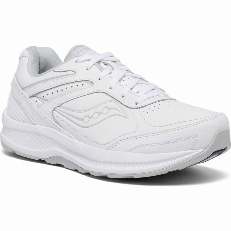 White Saucony Echelon Walker 3 Wide Women's Walking Shoes | Philippines S57628-W64