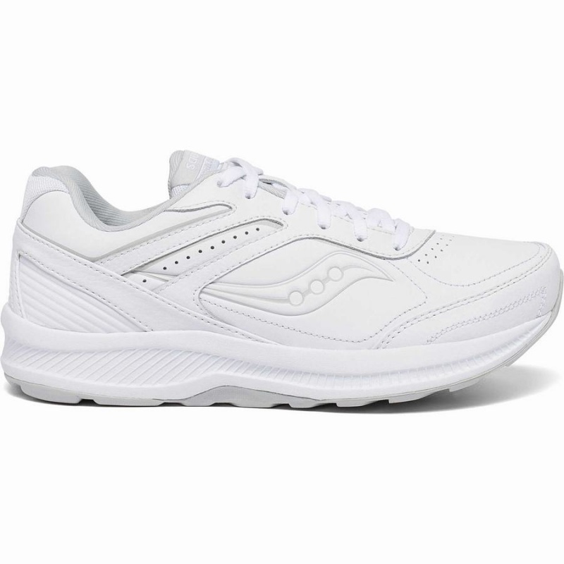 White Saucony Echelon Walker 3 Wide Women\'s Walking Shoes | Philippines S57628-W64