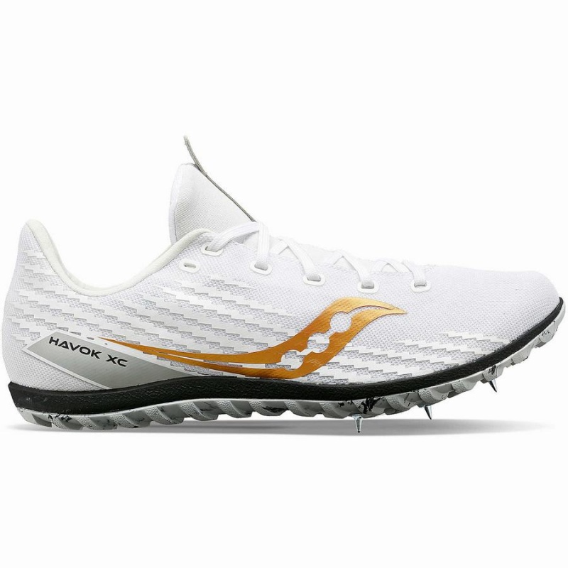 White Saucony Havok XC 3 Spike Women\'s Track Spikes | Philippines S01584-B83