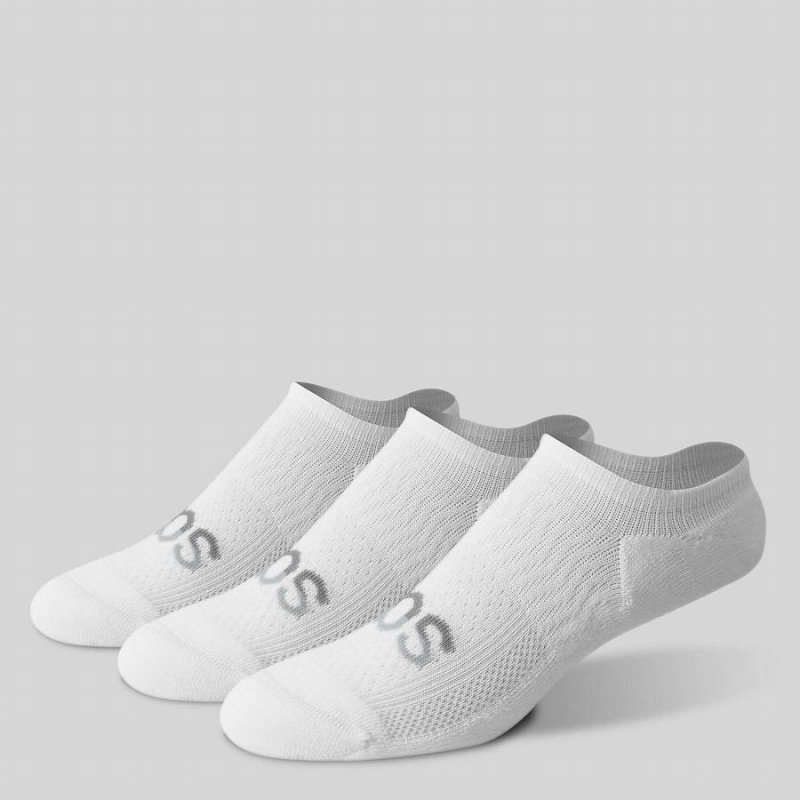 White Saucony Inferno Cushion Sneaker 3-Pack Women\'s Socks | Philippines S73120-C29