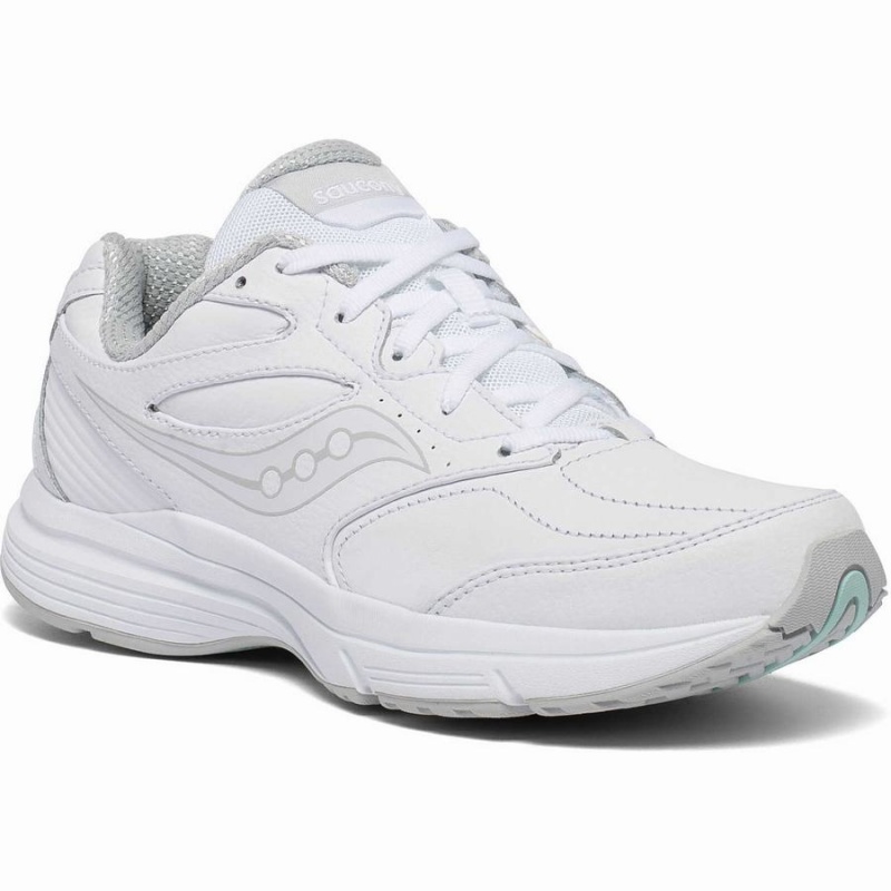 White Saucony Integrity Walker 3 Extra Wide Women's Walking Shoes | Philippines S58072-Y25