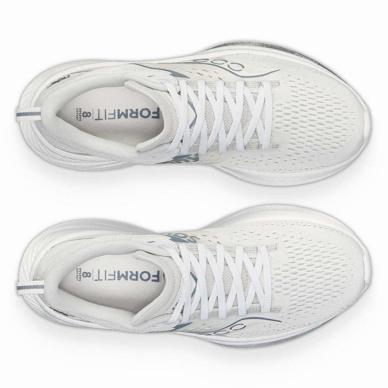 White Saucony Ride 17 Women's Running Shoes | Philippines S83592-H36