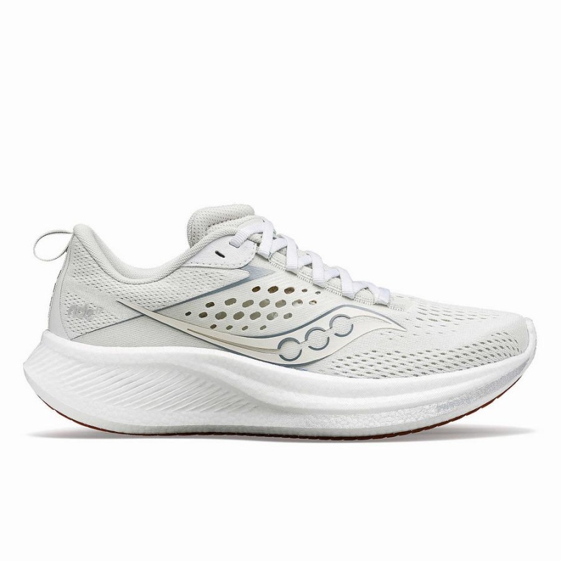 White Saucony Ride 17 Women\'s Running Shoes | Philippines S83592-H36