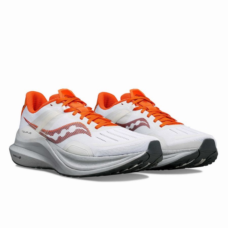 White Saucony Tempus Men's Running Shoes | Philippines S05762-Y62