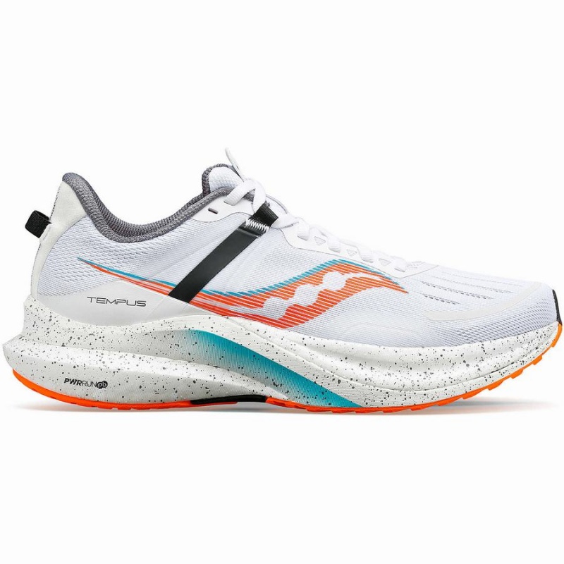 White Saucony Tempus Men\'s Running Shoes | Philippines S14657-P93