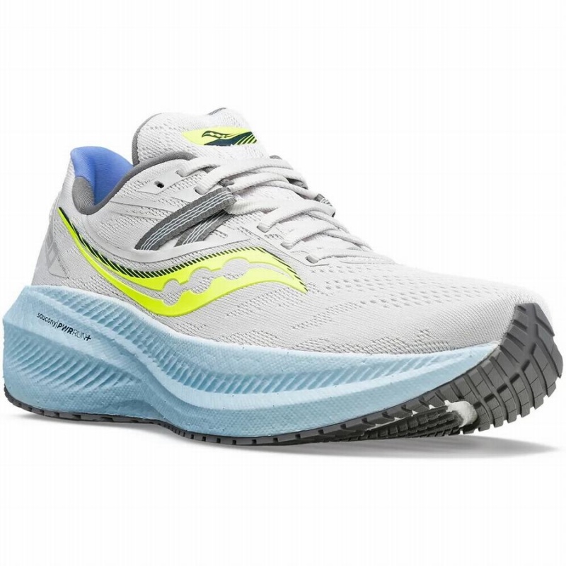 White Saucony Triumph 20 Women's Running Shoes | Philippines S17890-M98