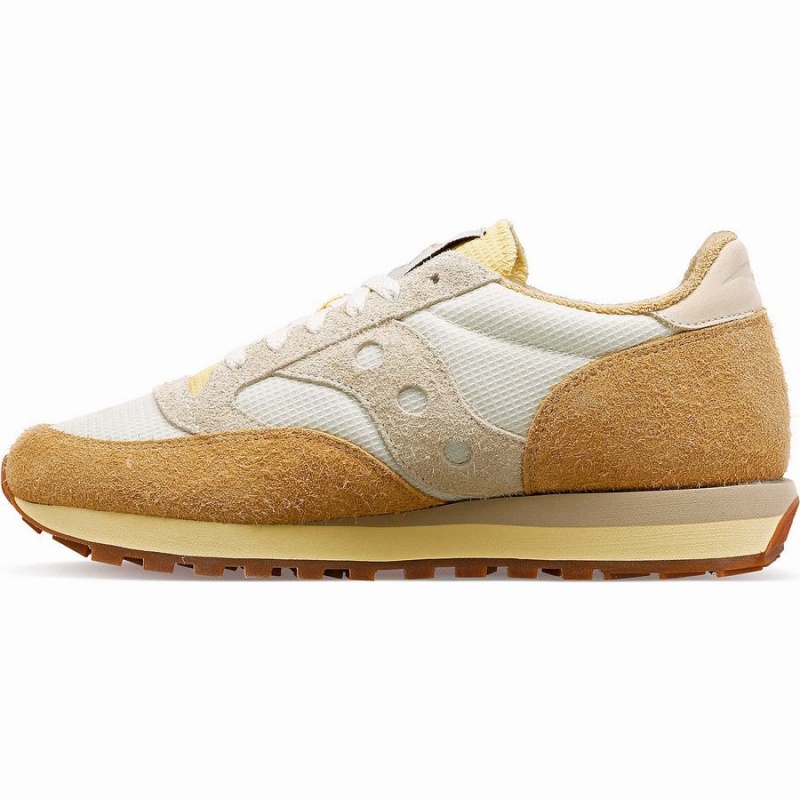 White / Beige Saucony x Colour Plus Jazz 81 Men's Sneakers | Philippines S10792-S30