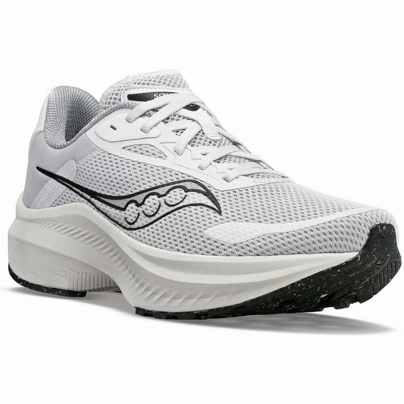 White / Black Saucony Axon 3 Men's Running Shoes | Philippines S23501-W56