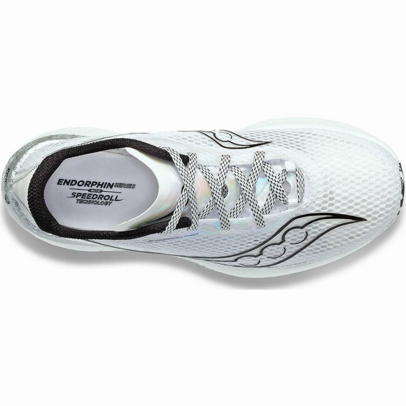 White / Black Saucony Endorphin Pro 3 Men's Running Shoes | Philippines S23710-E32