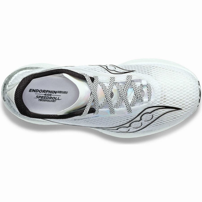 White / Black Saucony Endorphin Pro 3 Women's Running Shoes | Philippines S21685-Y20