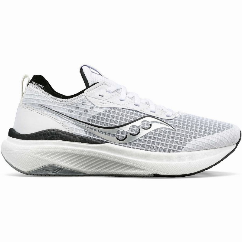 White / Black Saucony Freedom Crossport Men\'s Running Shoes | Philippines S73452-U14