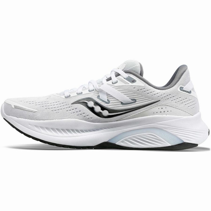 White / Black Saucony Guide 16 Men's Running Shoes | Philippines S80942-M16