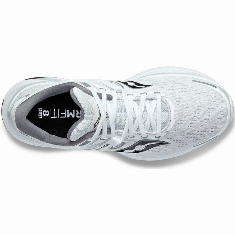 White / Black Saucony Guide 16 Men's Running Shoes | Philippines S80942-M16