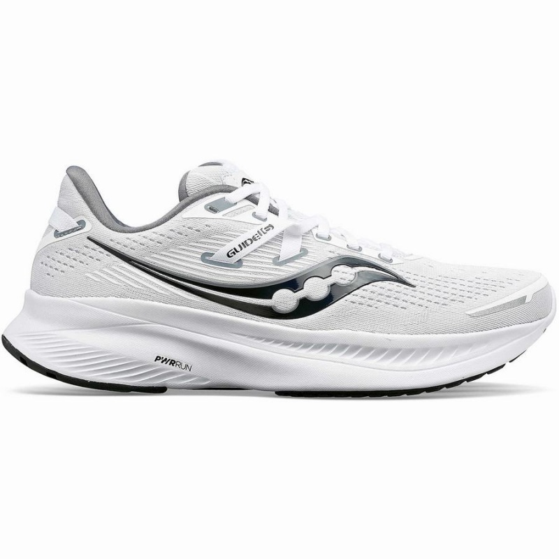 White / Black Saucony Guide 16 Women\'s Running Shoes | Philippines S79045-H21