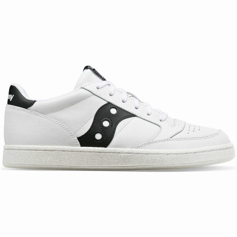 White / Black Saucony Jazz Court PU Women\'s Sneakers | Philippines S09324-Q36