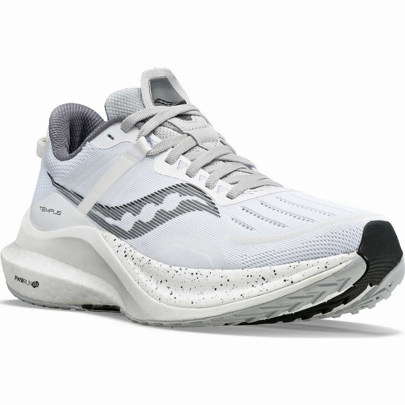 White / Black Saucony Tempus Men's Running Shoes | Philippines S47395-Z63