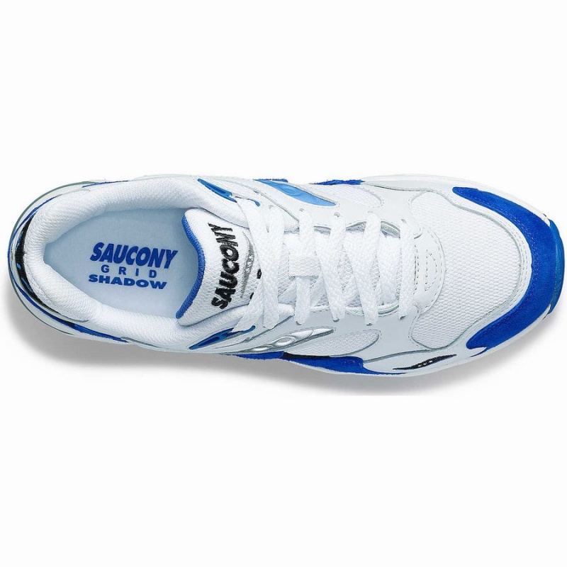 White / Blue Saucony Grid Shadow 2 Men's Sneakers | Philippines S31602-X18