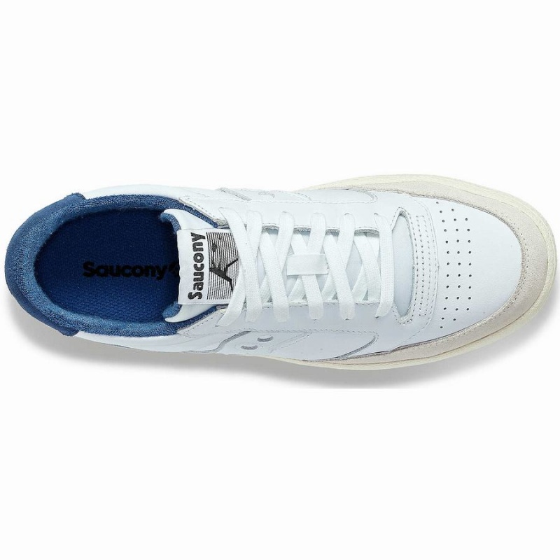 White / Blue Saucony Jazz Court Athletic Women's Sneakers | Philippines S65901-Z70