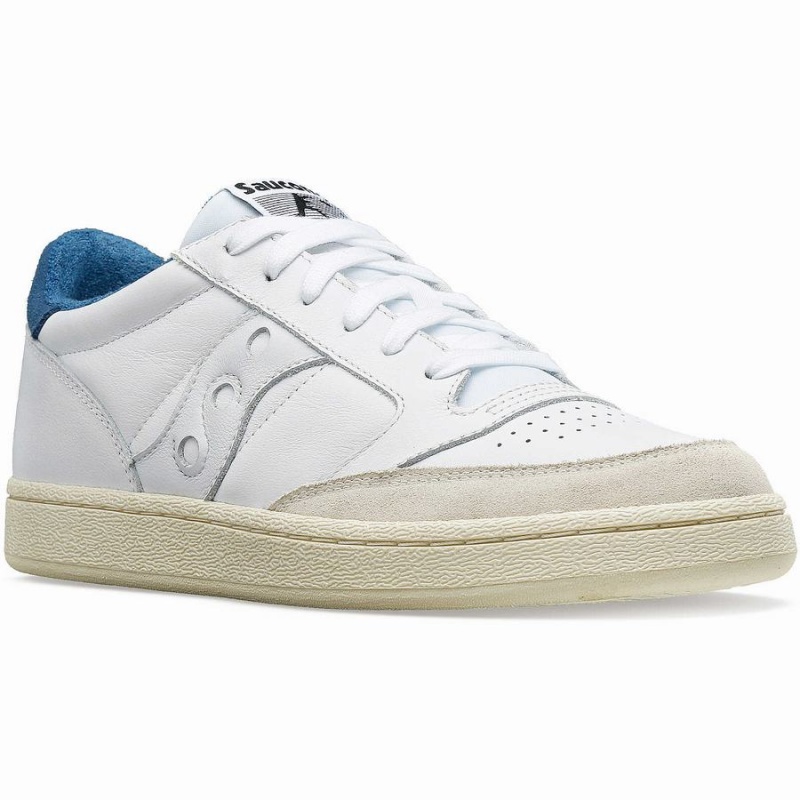 White / Blue Saucony Jazz Court Athletic Women's Sneakers | Philippines S65901-Z70