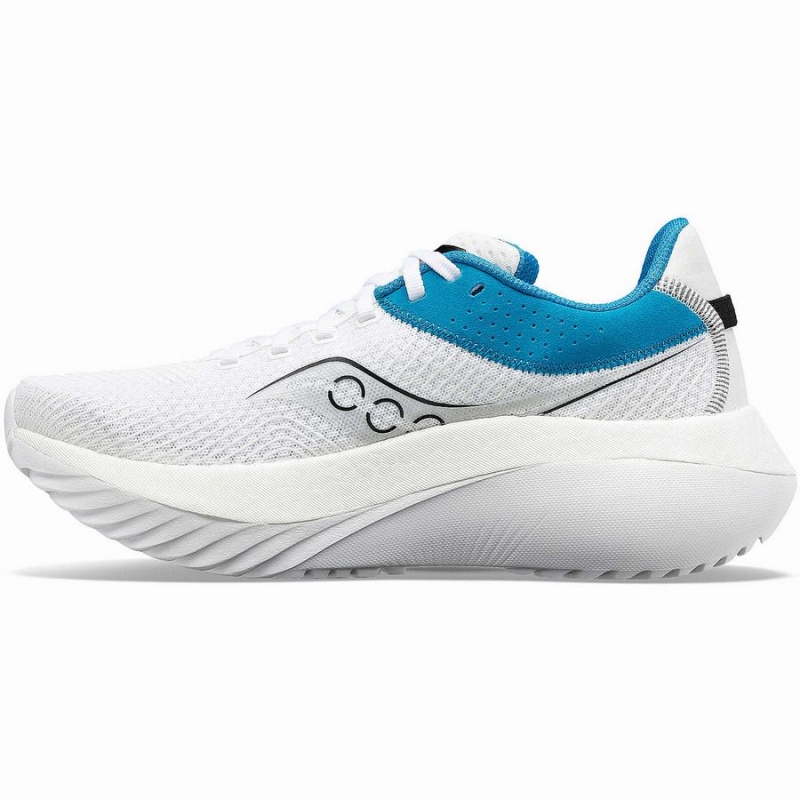 White / Blue Saucony Kinvara Pro Women's Running Shoes | Philippines S65349-D40