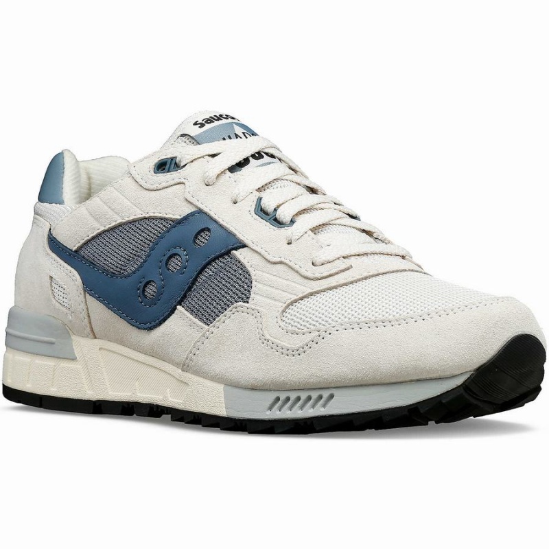 White / Blue Saucony Shadow 5000 Men's Sneakers | Philippines S64951-Q82