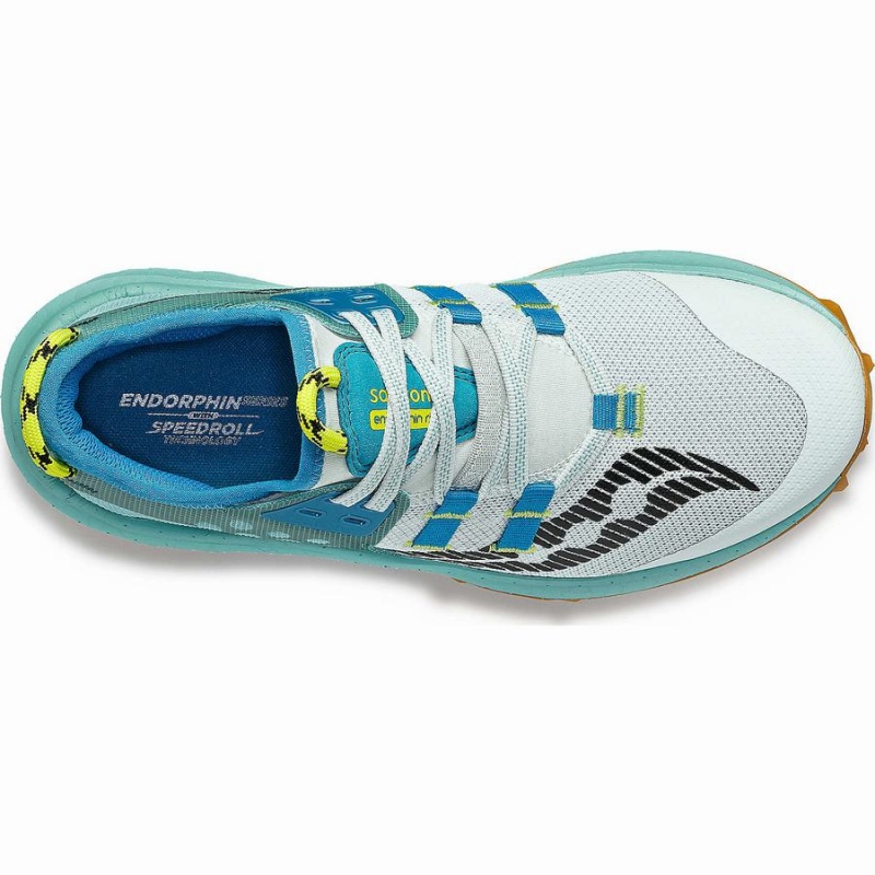 White / Brown Saucony Endorphin Rift Women's Running Shoes | Philippines S79216-D67