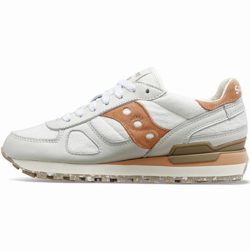 White / Brown Saucony Shadow Original Women's Sneakers | Philippines S32986-J59